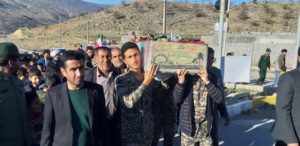 تشییع باشکوه پیکر شهدای گمنام در شهر سرفاریاب