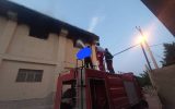 آتش‌سوزی در سالن ورزشی دهدشت ۲ مصدوم برجا گذاشت