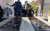 آیین غبارروبی و گلباران گلزارمطهر شهدای گمنام چرام با حضور کارکنان و مدیر بهزیستی شهرستان چرام برگزار شد