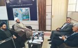 دیدار مدیر کل نوسازی مدارس استان با امام جمعه محترم شهرستان های  کهگیلویه و گچساران