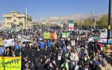 شکوه حضور مردم کهگیلویه و بویراحمد در راهپیمایی ۱۳ آبان