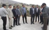 بازدید میدانی فرماندار کهگیلویه از بخش چاروسا با همراهی اعضای شورای اداری، بخشدار و دهیاران