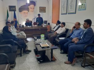 نشست خبری فرمانده ناحیه چرام با اصحاب رسانه