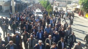 حماسه حمایت/راهپیمایی مردم دهدشت در حمایت از مقام معظم رهبری و محکومیت اغتشاشات اخیر در کشور