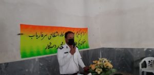 تکریم و معارفه فرمانده  انتظامی بخش سرفاریاب