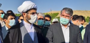 بازدید وزیر جهاد کشاورزی به نمایندگی ازرییس جمهوربه همراه حجت الاسلام موحد و جمعی ازمدیران استانی وشهرستانی از شهرستان چرام  