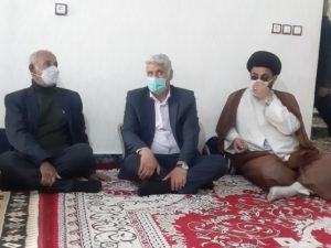 دیدار فرماندار چرام  با سه خانواده شهید سرفاریابی به مناسبت نیمه شعبان و هفته سربازان گمنام امام زمان (عج)