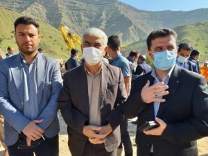 سفر استاندار کهگیلویه و بویراحمد به همراه نماینده کهگیلویه،بهمیی،چرام و لنده به شهرستان اولی ها ؛ بازدید از روستای طریق الطیب