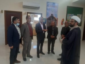 بازدید رئیس دانشگاه علوم پزشکی از درمانگاه سرفاریاب