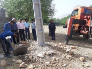 بازدید فرماندار چرام از روند اجرای پروژه های عمرانی در مناطق عشایری طسوج و توزیع خدمات مورد نیاز عشایر