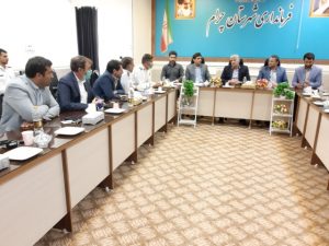 جلسه شورای ترافیک با حضور فرماندار چرام و اعضای شورا در سالن فرمانداری برگزار شد