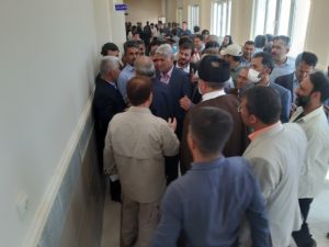 وزیر کشور وارد چرام شد