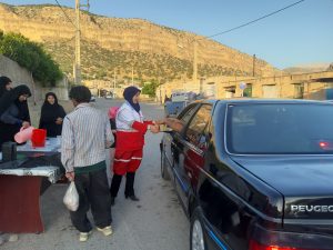 برپایی ایستگاه صلواتی به مناسبت شهادت امام جعفر صادق (ع)