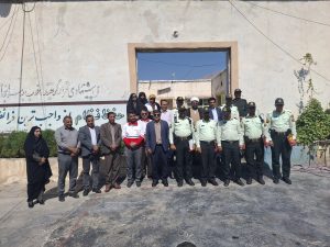 تجلیل از فرمانده و پرسنل نیروی انتظامی در سرفاریاب