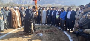 کلنگ زنی ایستگاه آتش نشانی سرفاریاب