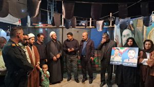تجلیل از خانواده شهیدان ویسی در موکب شهدای انتظامی بهمئی