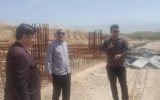 بازدید معاون هماهنگی امور عمرانی فرمانداری از پروژه‌های نهضت ملی مسکن دهدشت