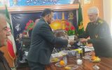 «به مناسبت سالروز تأسیس سپاه پاسداران انقلاب اسلامی؛ فرماندار کهگیلویه به همراه معاون سیاسی و امنیتی خود به دیدار مسئولان و کادر ناحیه مقاومت بسیج شهرستان رفتند»