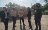بازدید میدانی بخشدار دیشموک و رئیس بنیاد مسکن از روستاهای گراب، فارتق و اسفندان