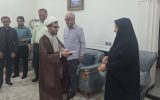 دیدار فرمانده انتظامی شهرستان کهگیلویه با خانواده شهید سپهدار دیورخش در شهر سوق