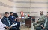 بازدید فرماندار شهرستان چرام از اداره ورزش و جوانان