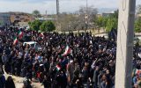 بدرقه باشکوه شهید آذری نسب تا منزلگاه ابدی؛ نماز جمعه تاریخی و تشییع بی سابقه؛ درس همسر شهید برای بانوان ایران